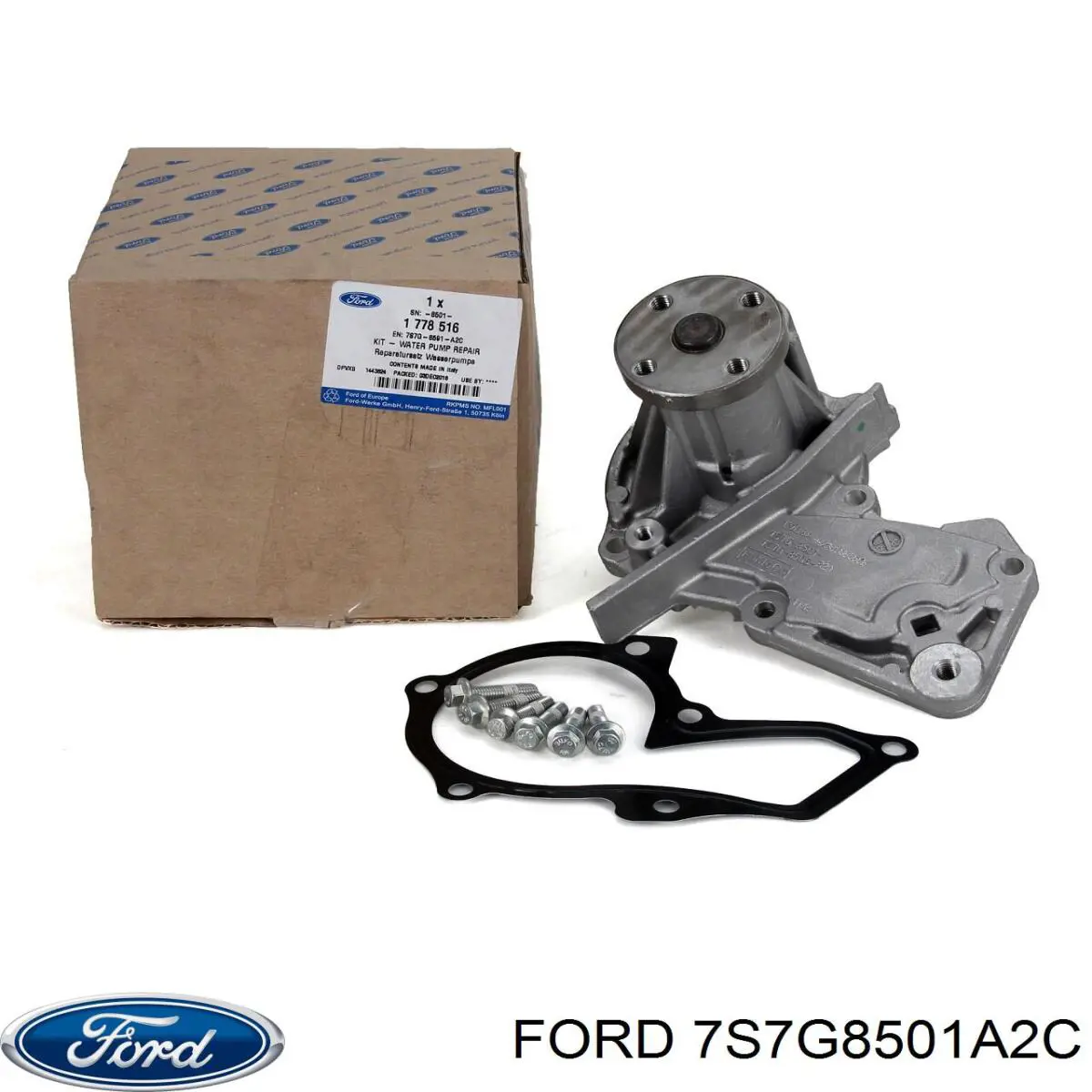 Помпа охолодження Ford 7S7G8501A2C ціна, від 1649.12 UAH