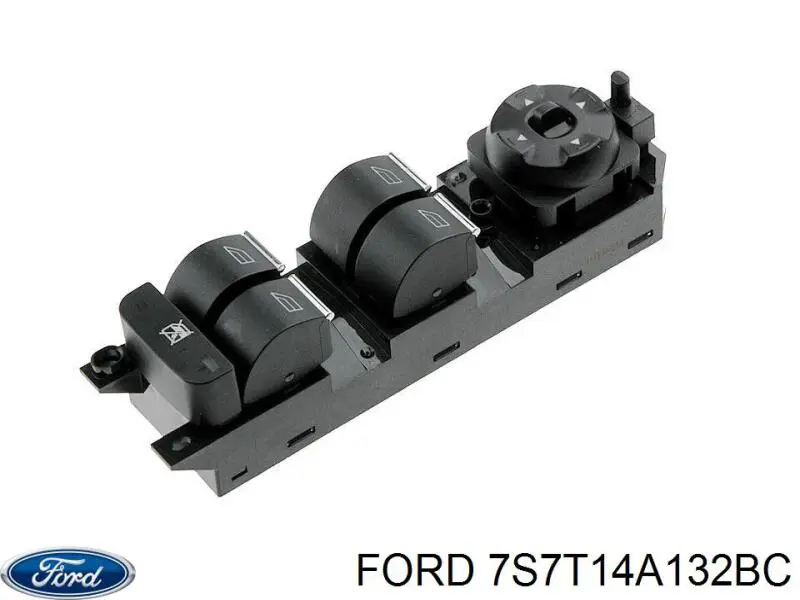 Кнопковий блок керування склопідіймачами передній лівий Ford 7S7T14A132BC ціна, від 25.31 USD