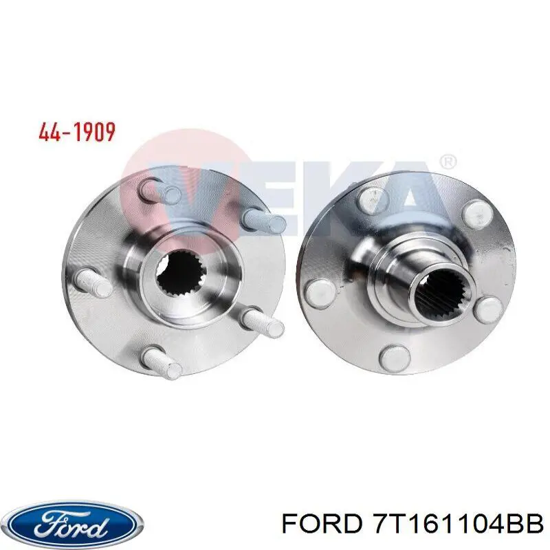 Маточина колеса передня Ford 7T161104AB ціна, від 39.90 USD