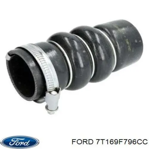 Патрубок повітряний, вихід з турбіни (наддув) 4968057 Ford