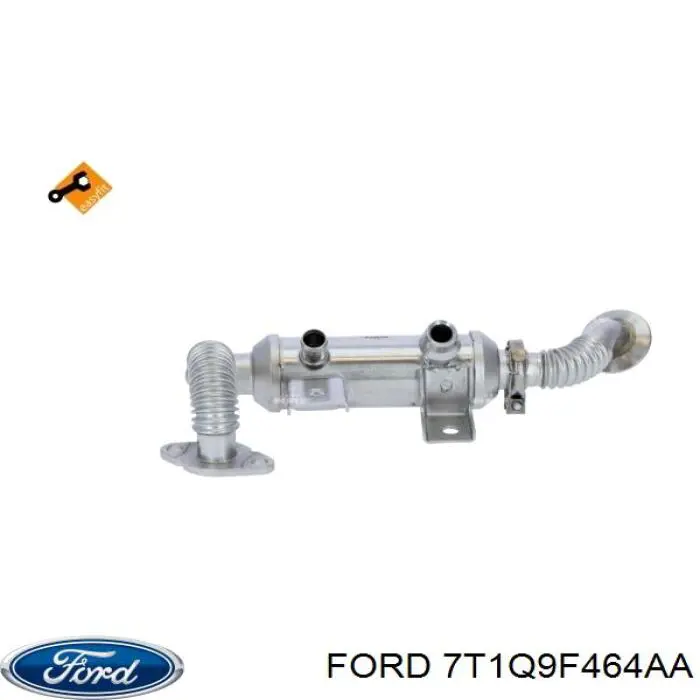 Радіатор системи EGR рециркуляції вихлопних газів Ford 7T1Q9F464AA ціна, від 109.22 USD