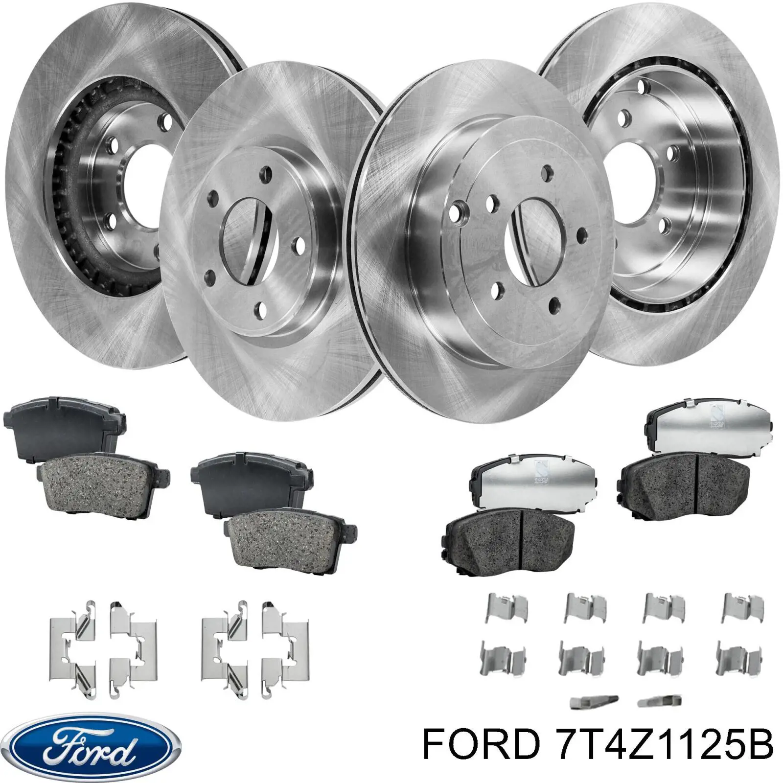 Диск переднього гальма Ford 7T4Z1125B ціна, від 143.84 USD