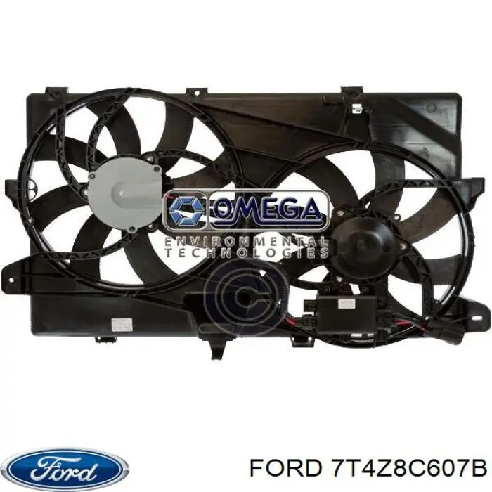 Вентилятор радіатора Ford Edge I позашляховик (U387) (2006 - 2014) ціна, від 45.27 USD