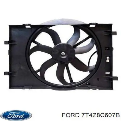 Купити Вентилятор охолодження радіатора Ford Edge I U387
