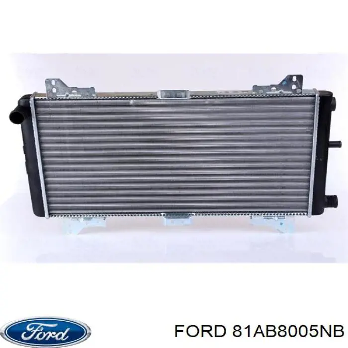 Радіатор охолодження двигуна 81AB8005NB Ford