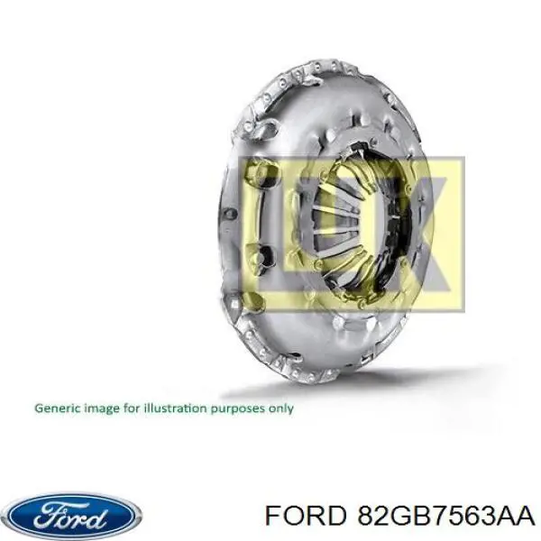 Корзина зчеплення 82GB7563AA Ford