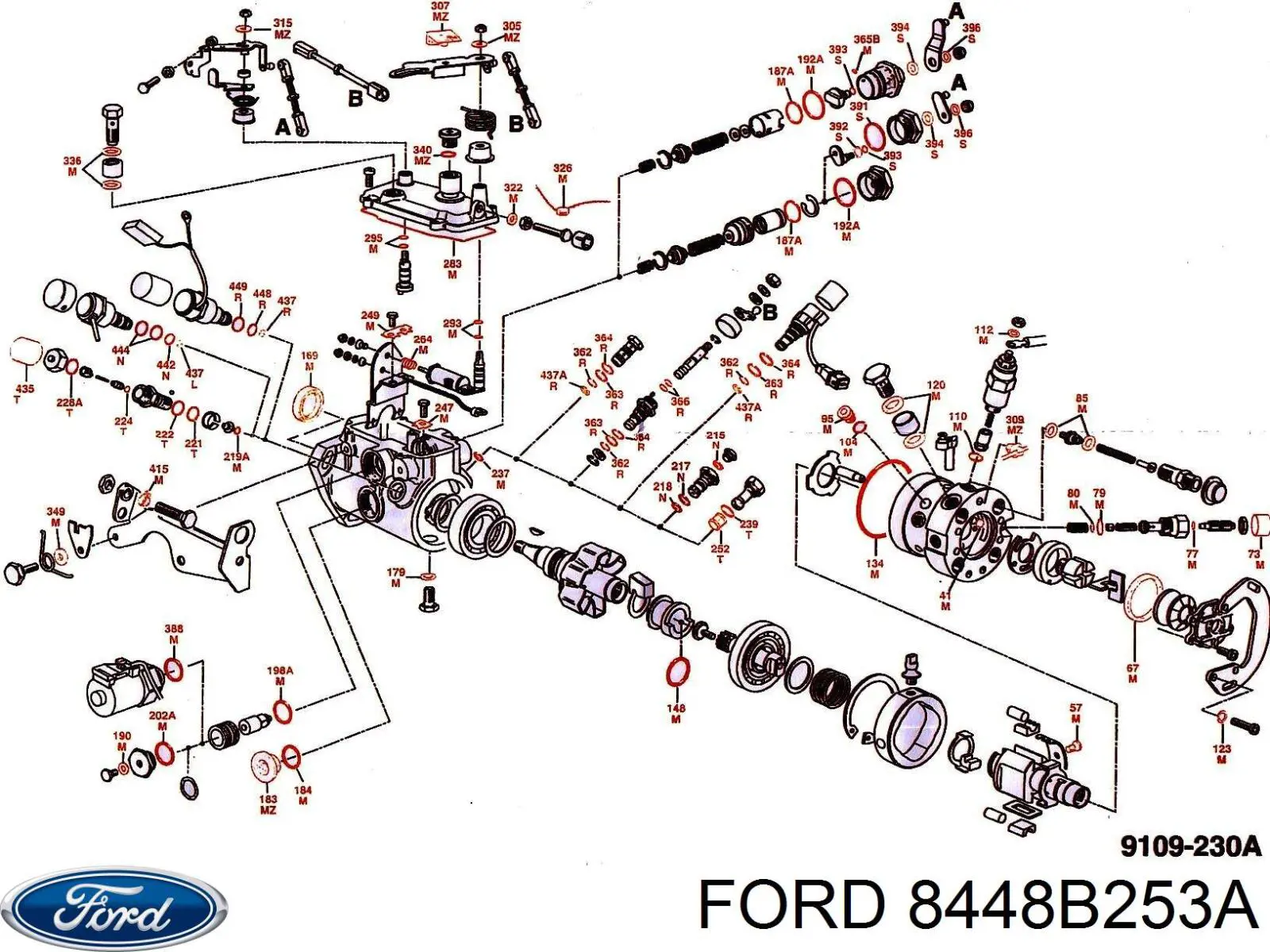 ПНВТ Ford 97FF9A543HD