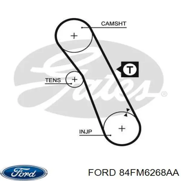 Ремінь ГРМ 84FM6268AA Ford