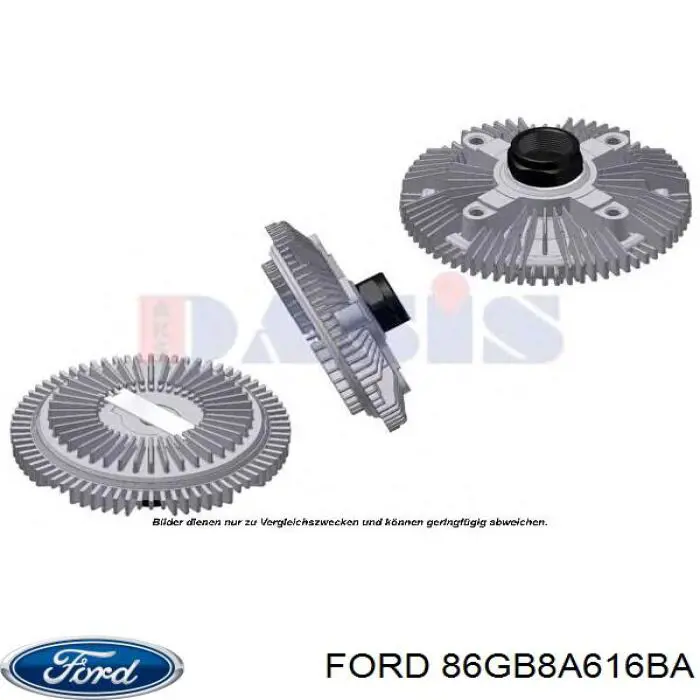 Купити 86GB8A616BA Ford Муфта вязкостная системи охолодження