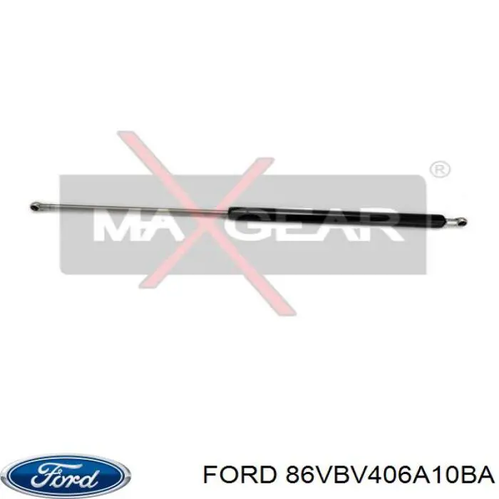 Амортизатор двері задньої Ford 86VBV406A10BA ціна, від 9.67 USD