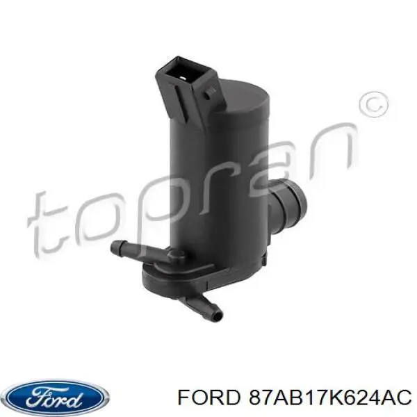 Купити 87AB17K624AC Ford Моторчик омивача скла передній/задній