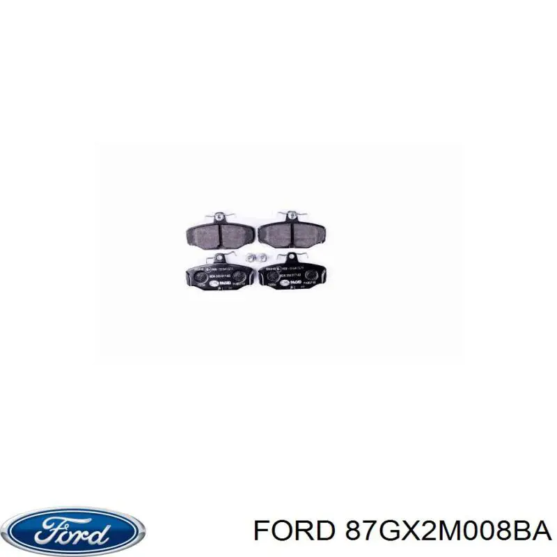 Купити 87GX2M008BA Ford Задні колодки