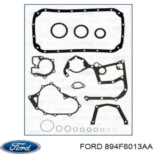 Комплект прокладок двигуна, нижній 894F6013AA Ford