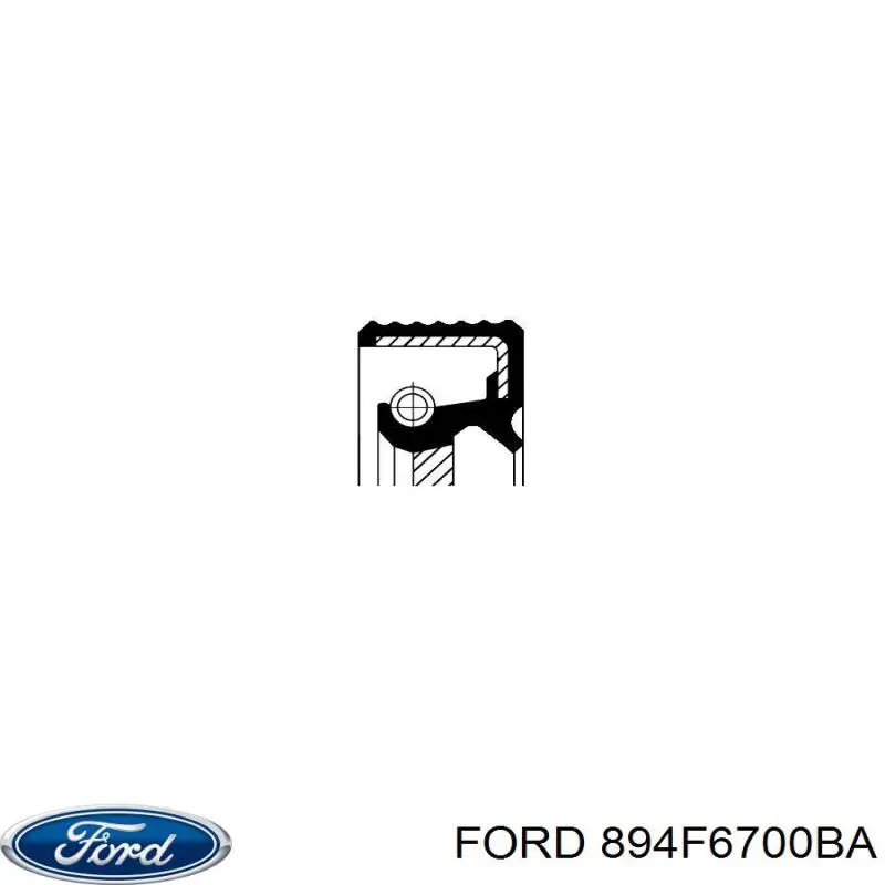 894F6700BA Ford Сальник колінчастого валу
