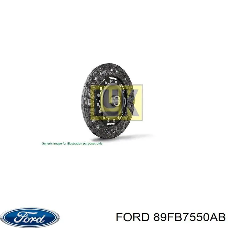 Зчеплення Ford 89FB7550AB ціна, від 24.33 USD