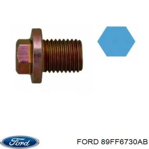 Пробка піддона двигуна Ford 89FF6730AB ціна, від 1.16 USD