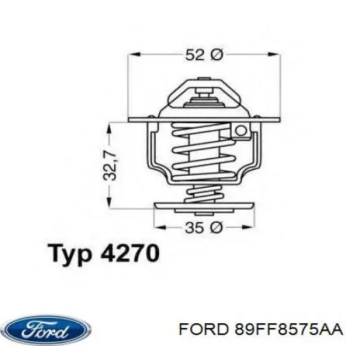 Термостат 89FF8575AA Ford