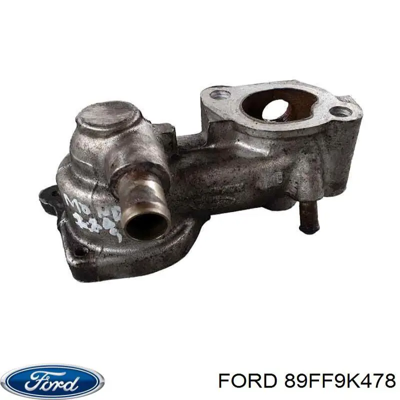 89FF9K478 Ford Корпус термостата в зборі