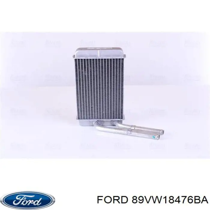 89VW18476BA Ford радіатор пічки (обігрівача)