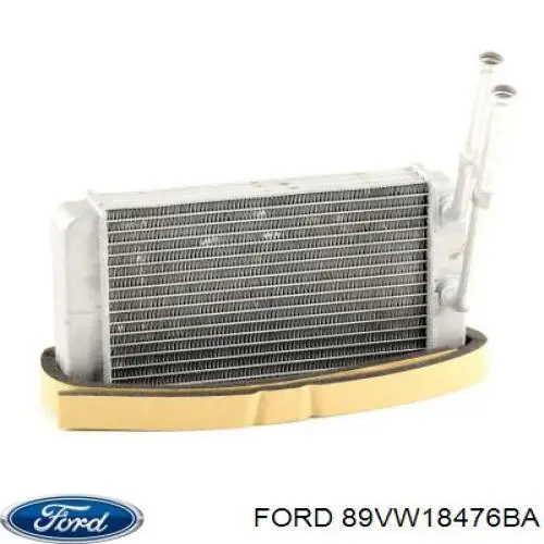 Радіатор пічки (обігрівача) Ford 89VW18476BA ціна, від 41.76 USD