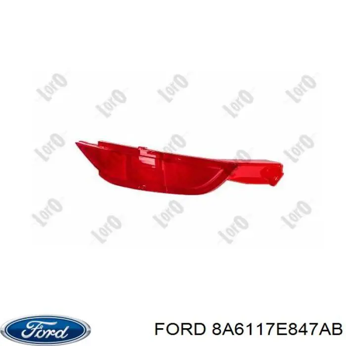 Купити 8A6117E847AB Ford Ліхтар протитуманний задній, лівий