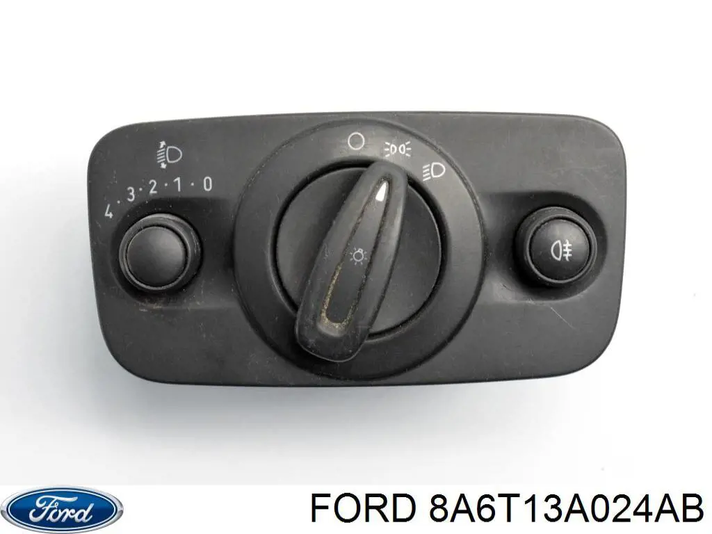8A6T13A024AB Ford Перемикачі електричні (перемикач світла центральний)