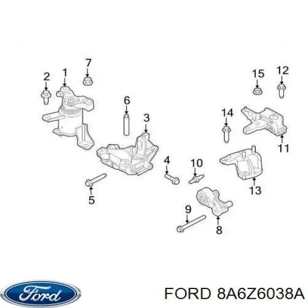  Ford 8A6Z6038A ціна, від 12.65 USD