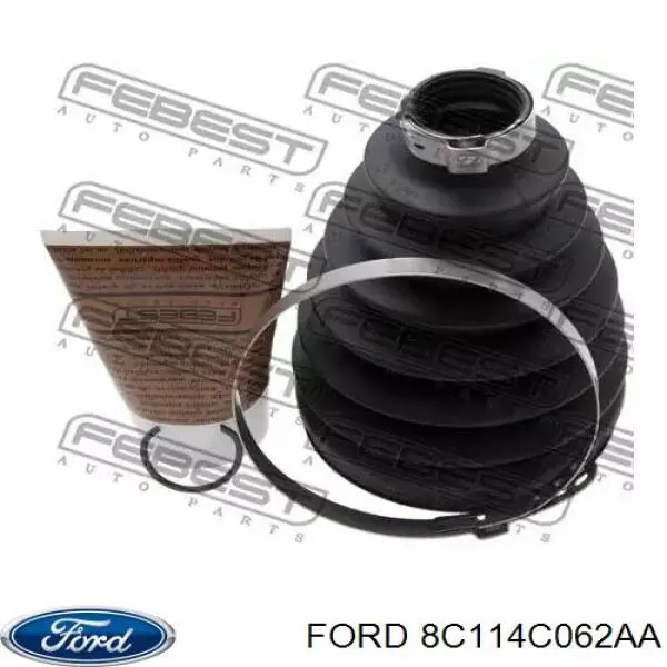 Купити 8C114C062AA Ford Пильники ШРКШів передній піввісі, комплект