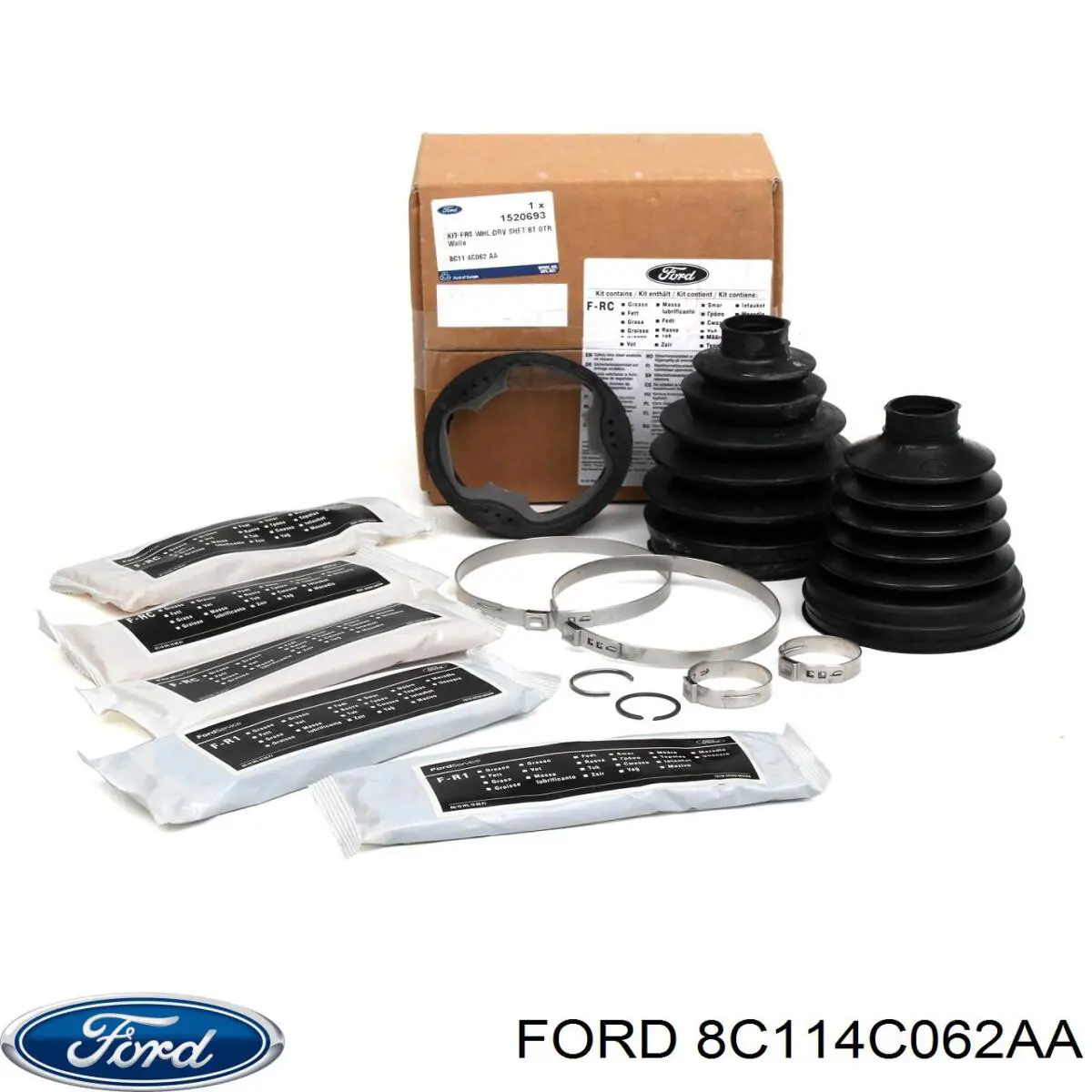 Пильники ШРКШів передній піввісі, комплект Ford 8C114C062AA ціна, від 58.93 USD