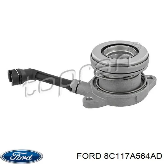 Робочий циліндр зчеплення в зборі з витискним підшипником Ford 8C117A564AD ціна, від 56.89 USD