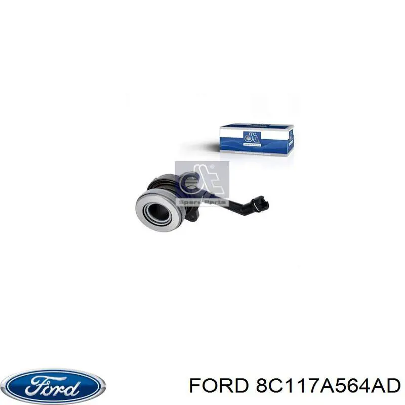Купити 8C117A564AD Ford Робочий циліндр зчеплення в зборі з витискним підшипником