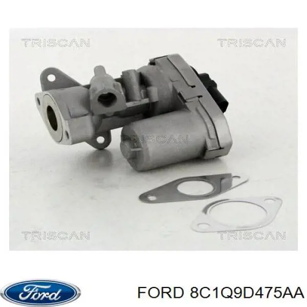 Клапан EGR Ford 8C1Q9D475AA ціна, від 74.84 USD