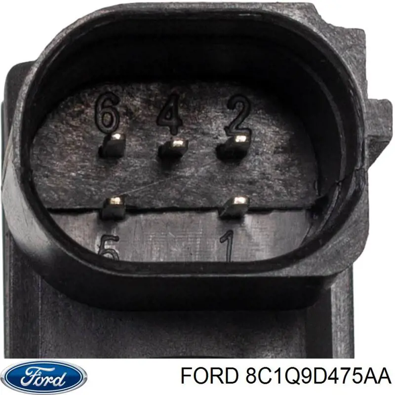 8C1Q9D475AA Ford клапан egr, рециркуляції газів