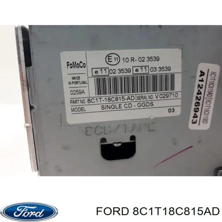Купити 8C1T18C815AE Ford Магнітола