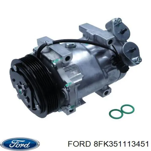 Компресор кондиціонера 8FK351113451 Ford