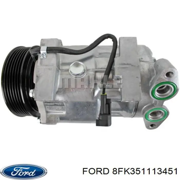 Компресор системи кондиціювання Ford 8FK351113451 ціна, від 71.39 USD