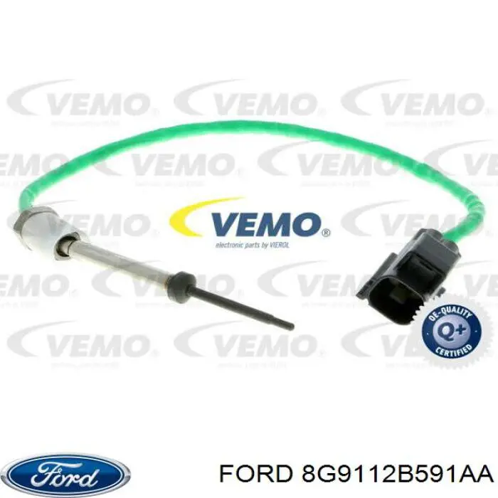 Купити 1676453 Ford Датчик температури відпрацьованих газів (ВГ), в каталізаторі