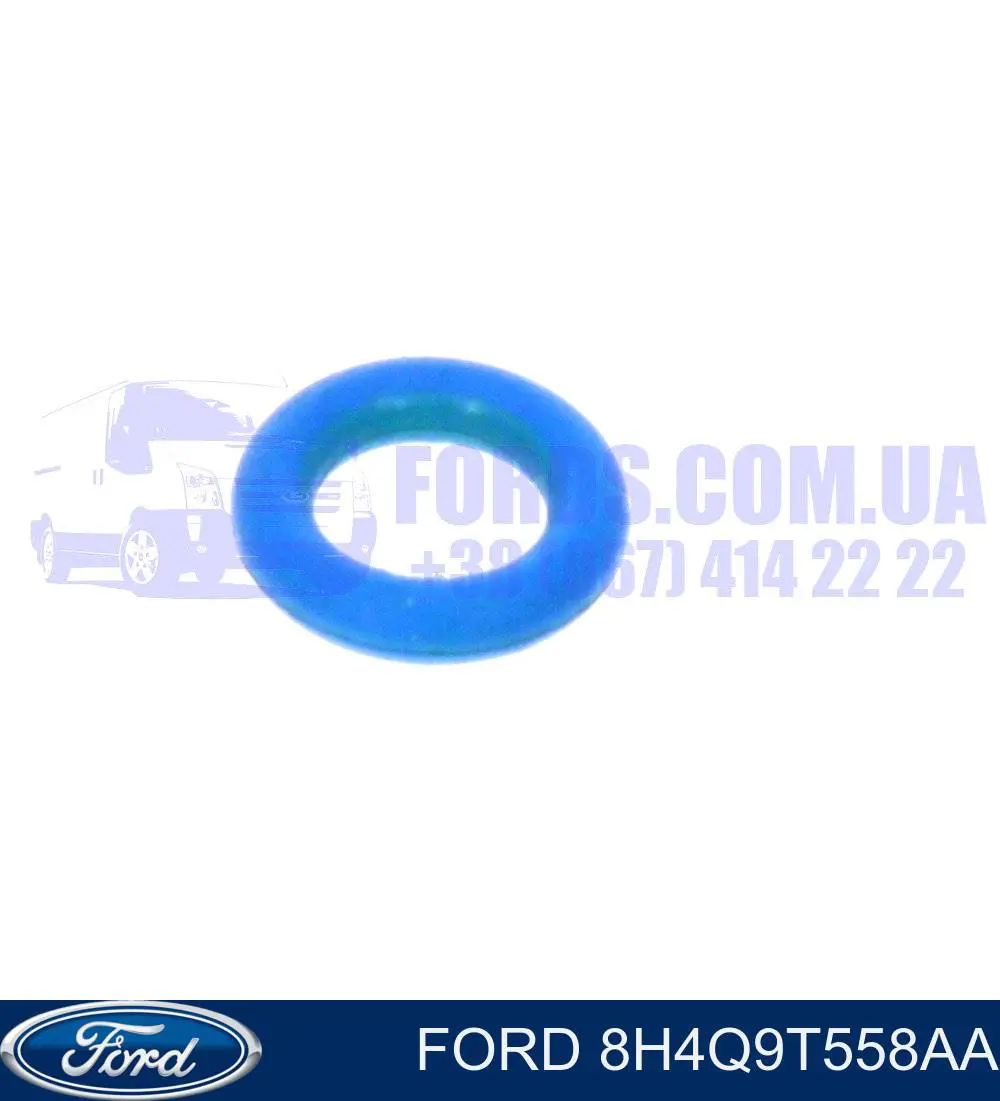 8H4Q9T558AA Ford Кільце ущільнювача штуцера зворотного шланга форсунки