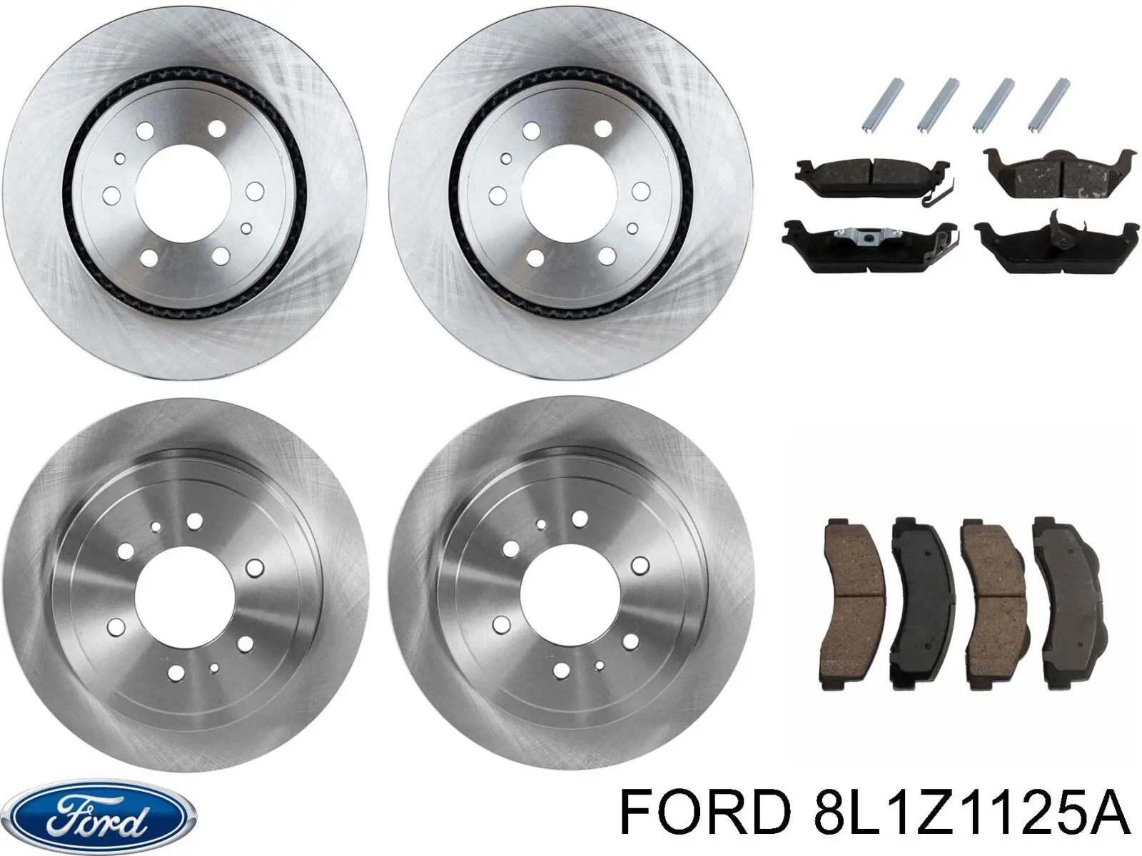 Купити 8L1Z1125A Ford Ротор гальмівний