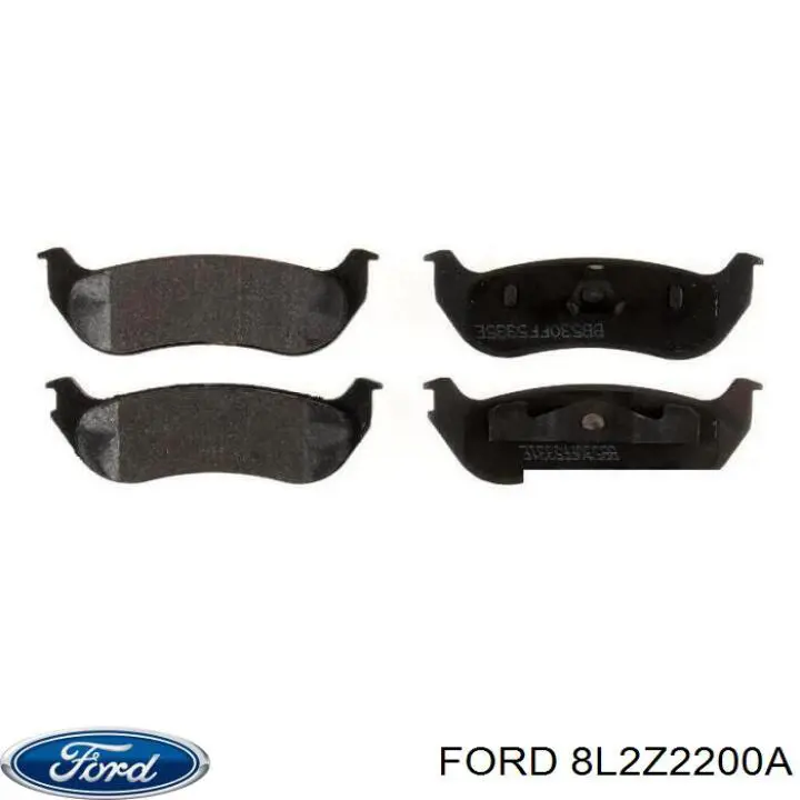Купити 8L2Z2200A Ford Задні колодки