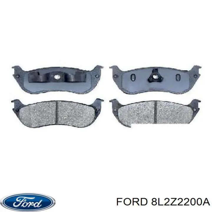 Задні гальмівні колодки 8L2Z2200A Ford