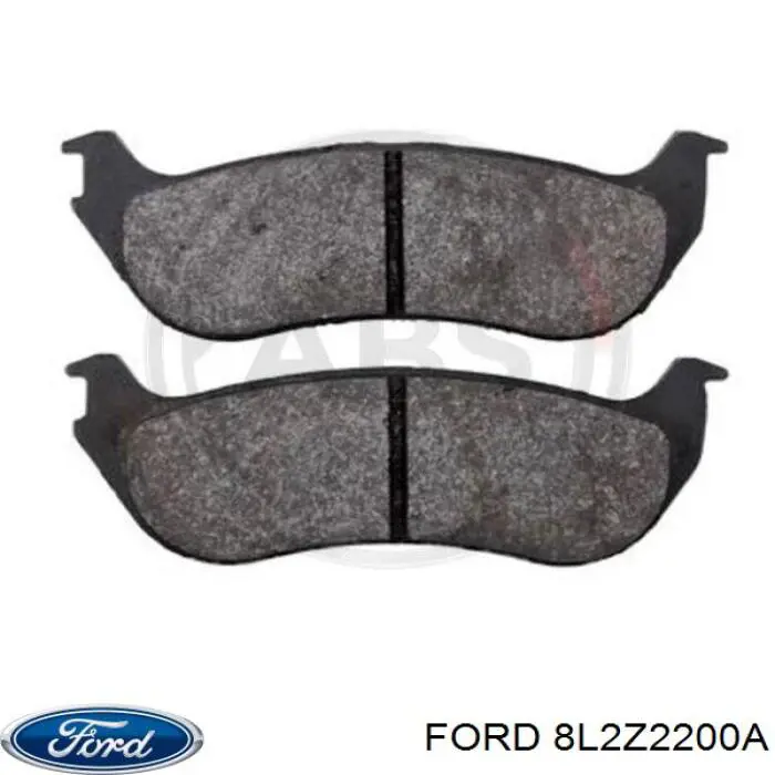 Задні гальмівні колодки Ford 8L2Z2200A ціна, від 26.18 USD