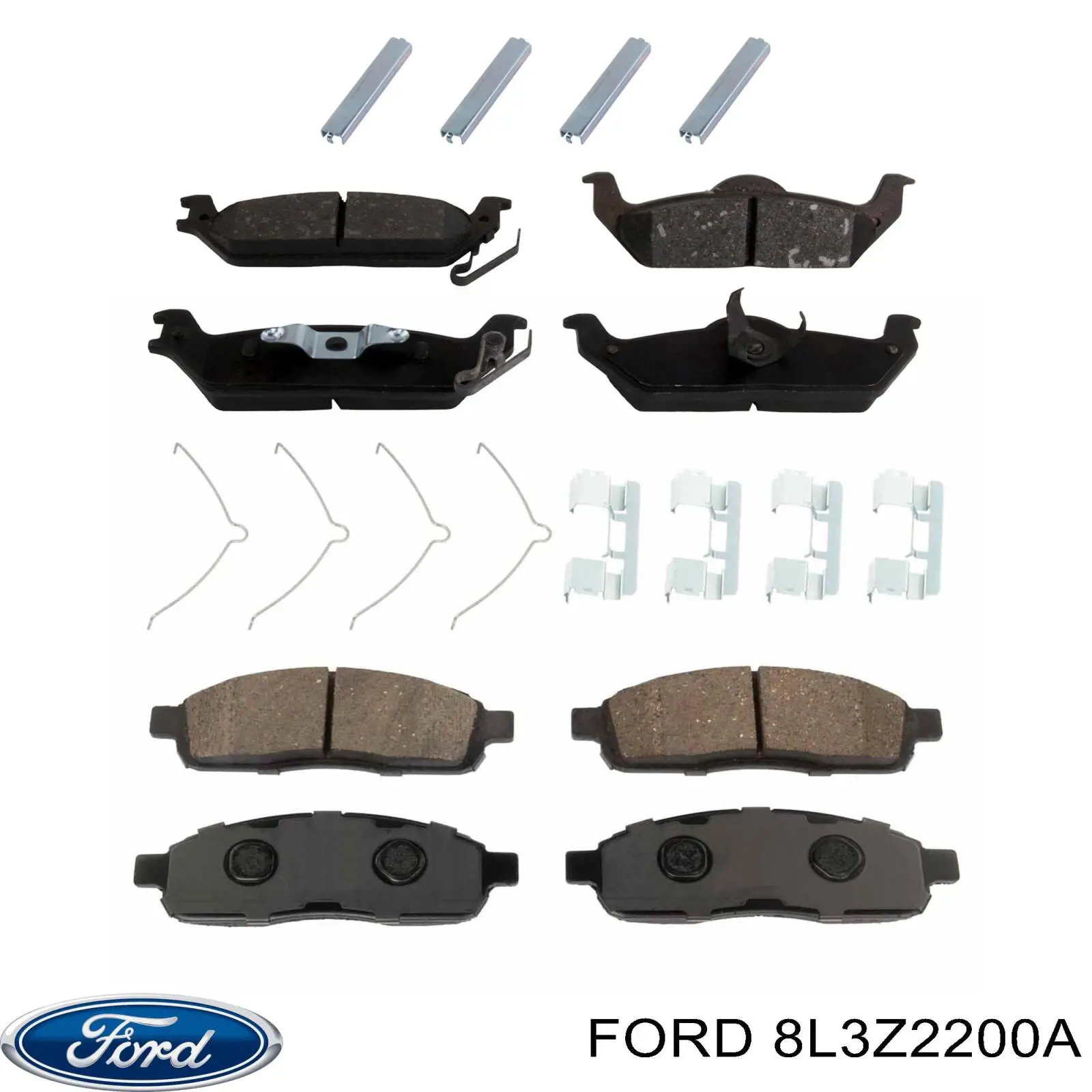 Купити 8L3Z2200A Ford Задні колодки