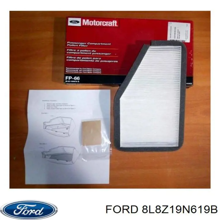 Купити 8L8Z19N619B Ford Фільтр салону вугільний