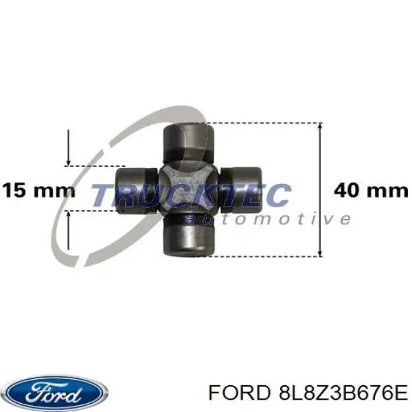 Вал рульової колонки, нижній Ford 8L8Z3B676E ціна, від 62.43 USD