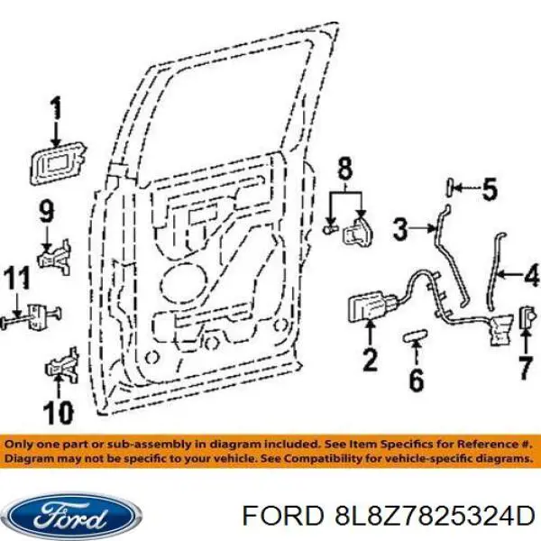  8L8Z7825324D Ford