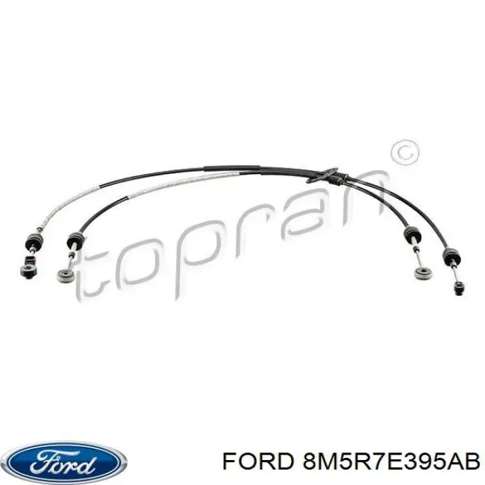 Трос перемикання передач, здвоєний Ford 8M5R7E395AB ціна, від 61.08 USD