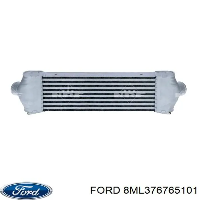 Купити 8ML376765101 Ford Радіатор интеркуллера