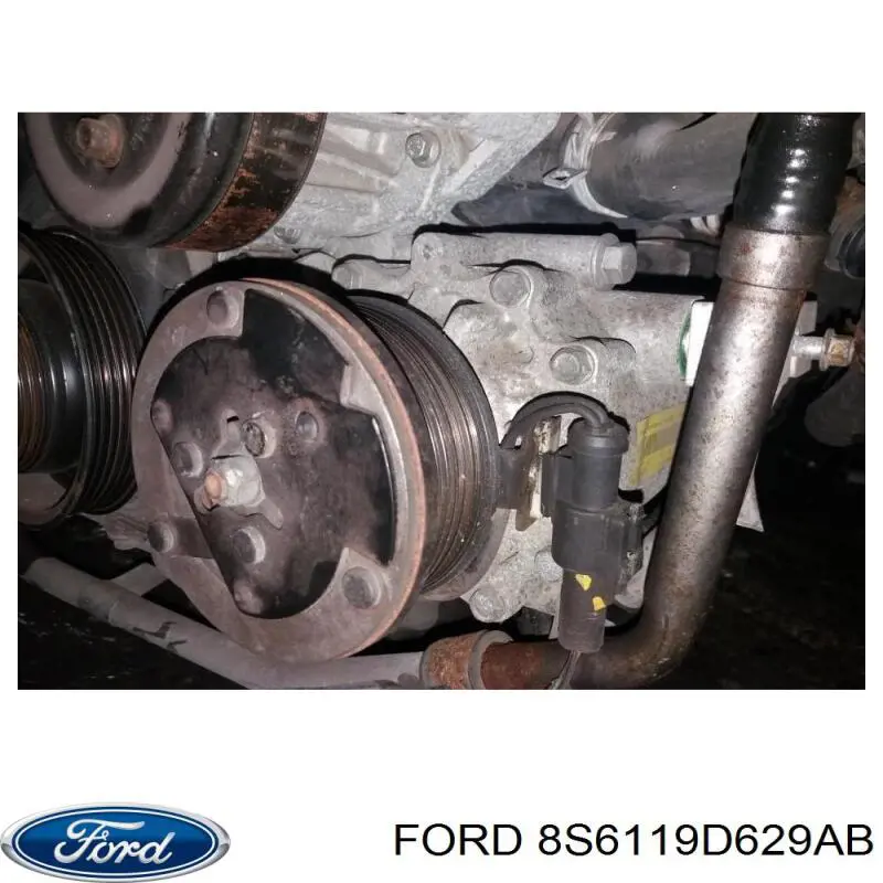 Компресор кондиціонера 8S6119D629AB Ford