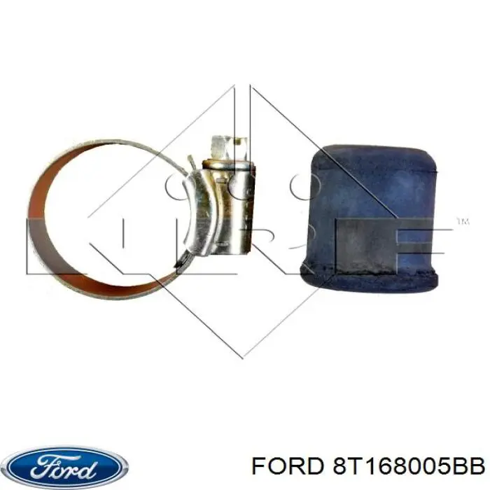 Радіатор охолодження двигуна 8T168005BB Ford